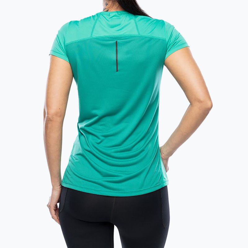 Women's Inov-8 Performance aqua/dark aqua running shirt 2