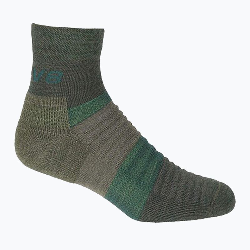 Inov-8 Active Merino dark green/melange running socks 2