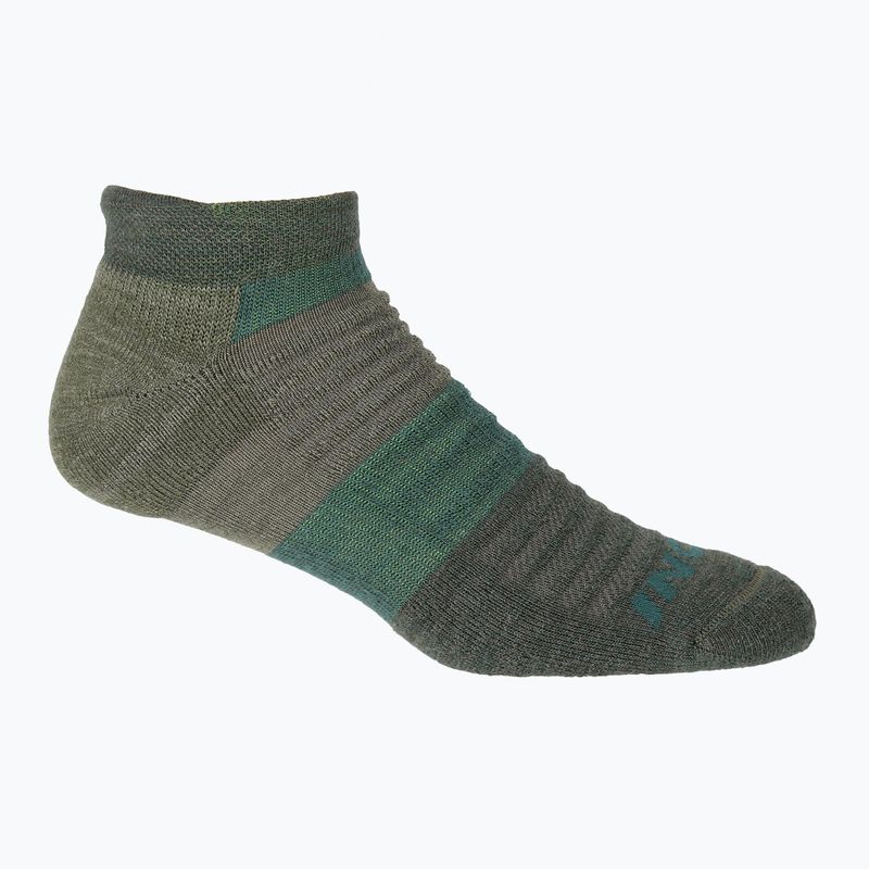 Inov-8 Merino Low dark green/melange running socks 2