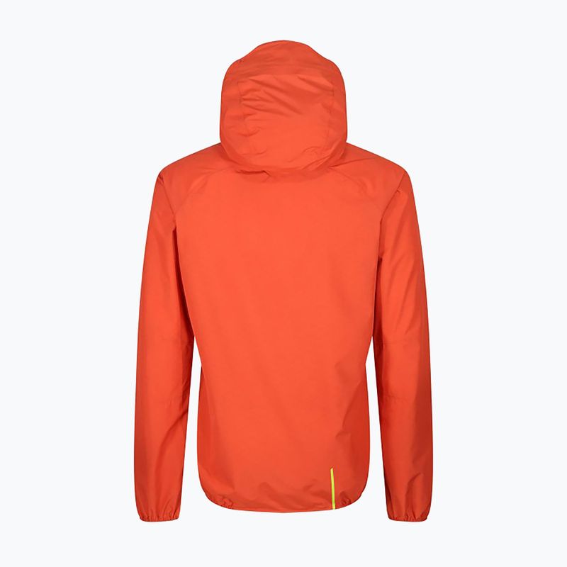 Men's Inov-8 Stormshell FZ V2 fiery red running jacket 2