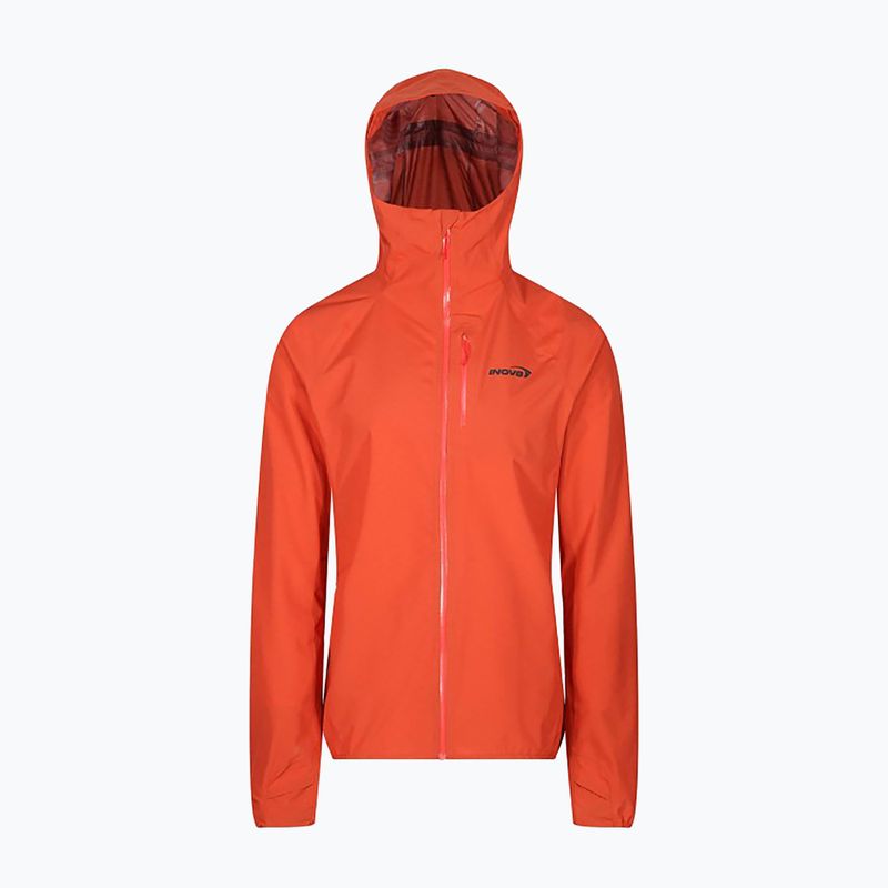 Men's Inov-8 Stormshell FZ V2 fiery red running jacket 3