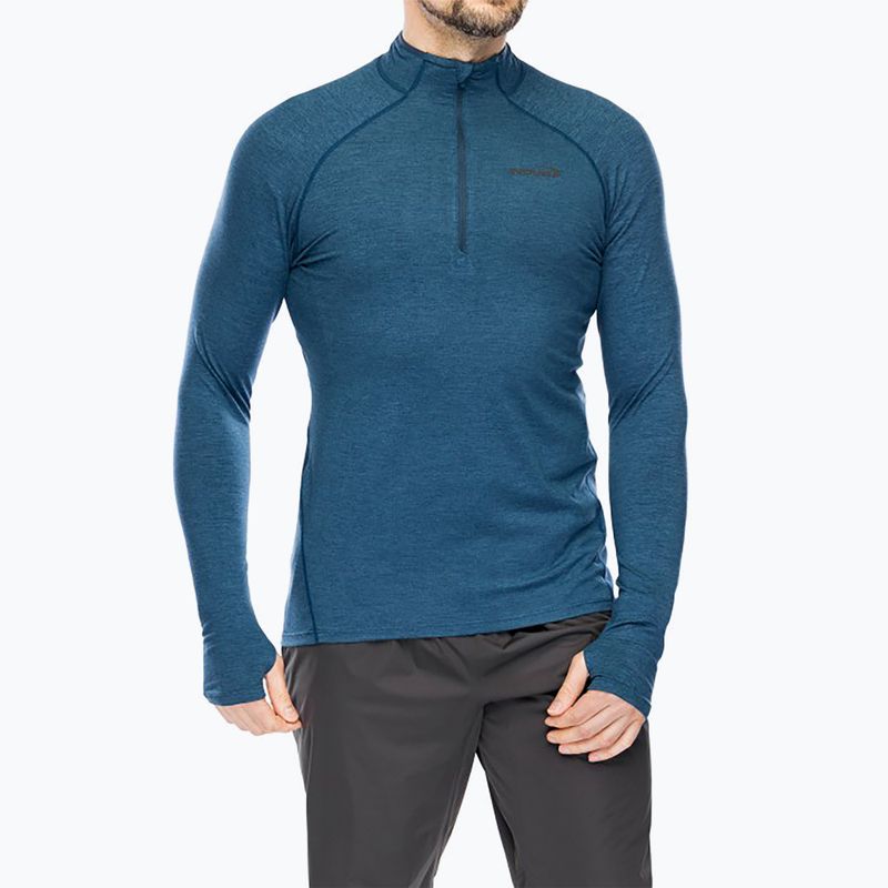 Men's Inov-8 Train Elite Mid Half Zip running sweatshirt navy