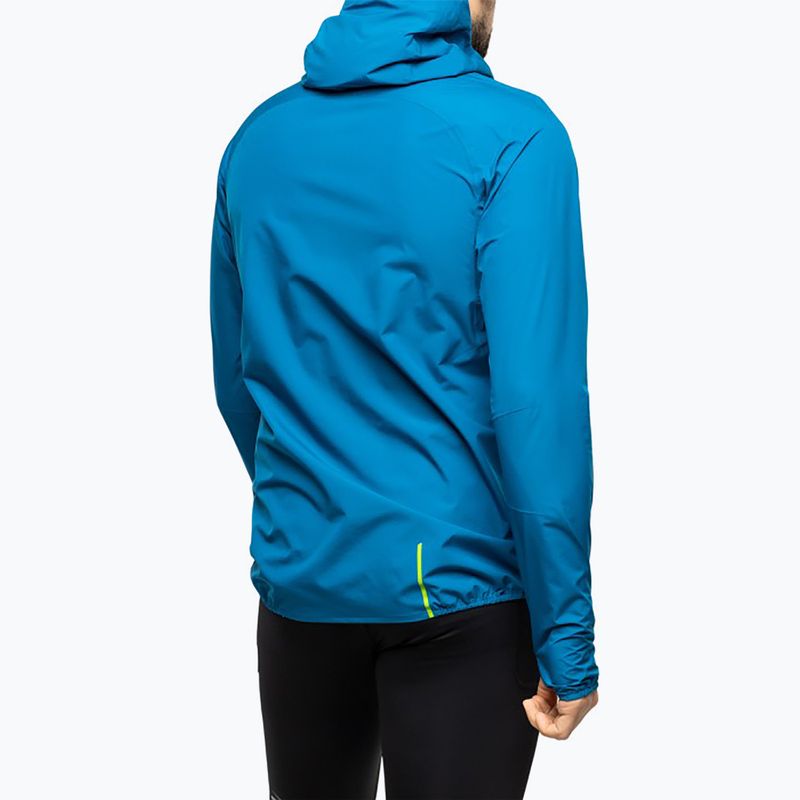 Men's running jacket Inov-8 Stormshell FZ V2 blue 2