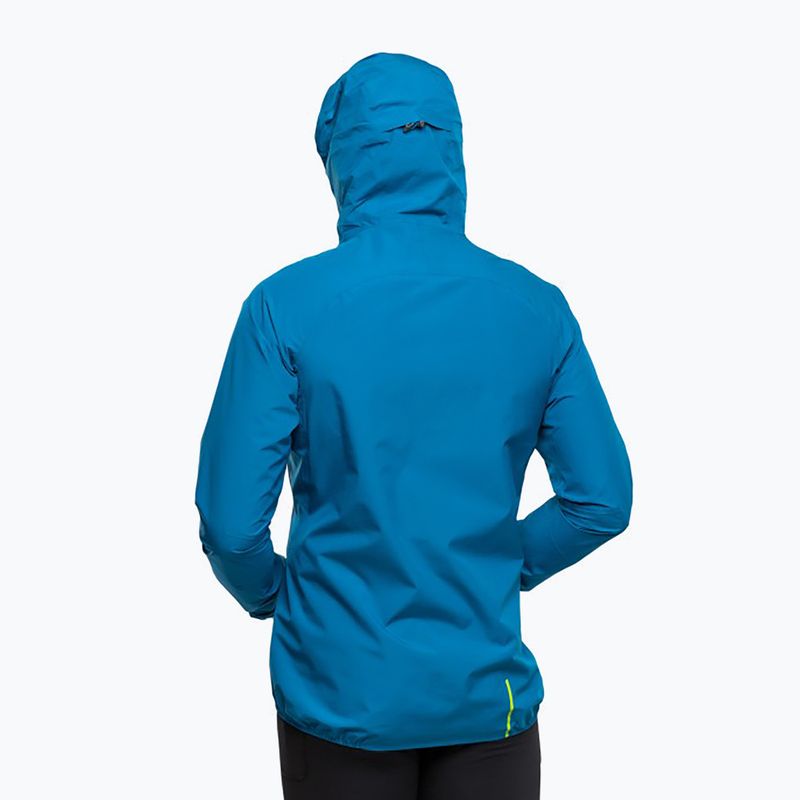 Men's running jacket Inov-8 Stormshell FZ V2 blue 5
