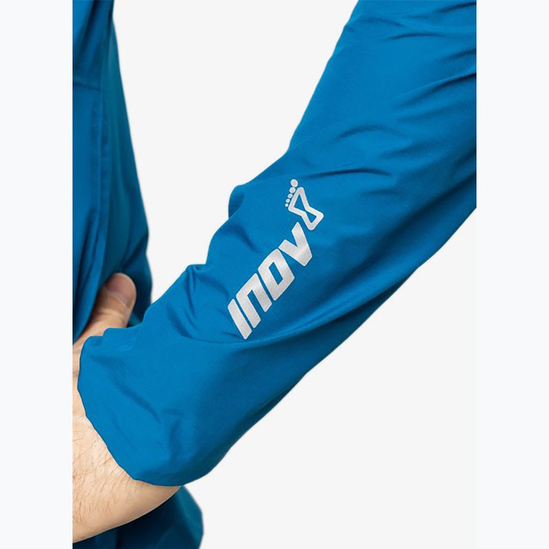 Men's running jacket Inov-8 Stormshell FZ V2 blue 11