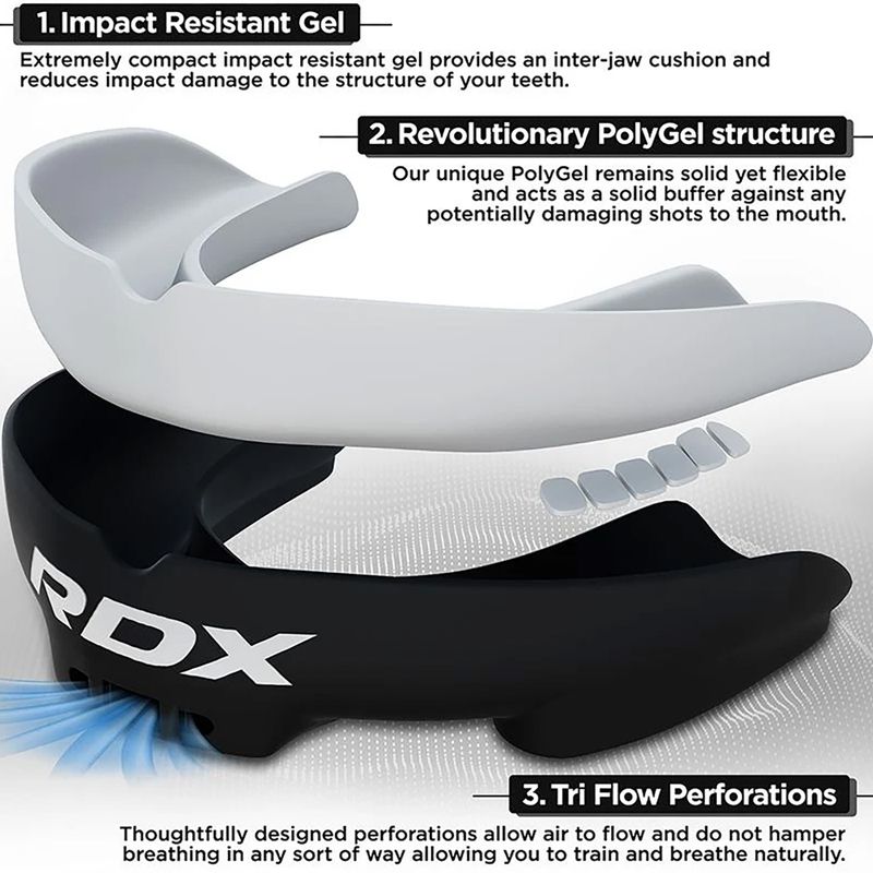 Mouthguard RDX Mouth black/white 2