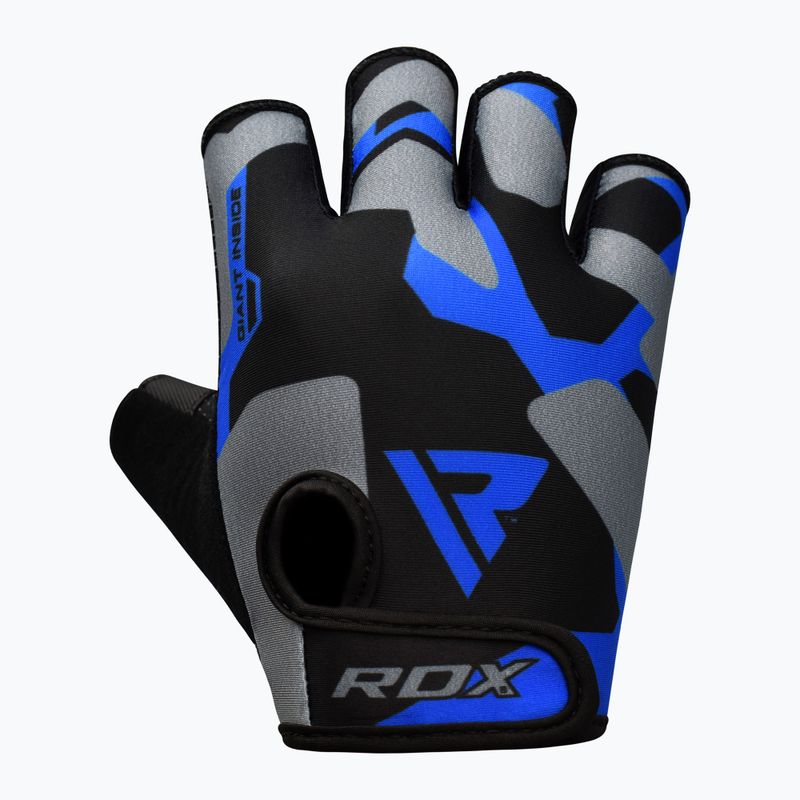 RDX Sumblimation training gloves F6 blue 2