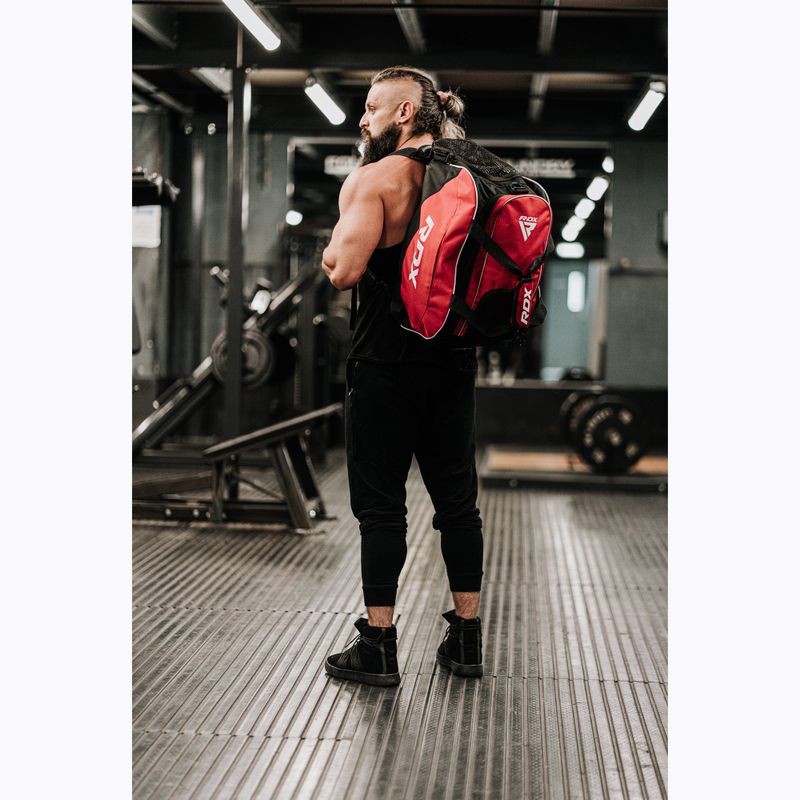 RDX Gym Kit training bag black and red GKB-R1B 10