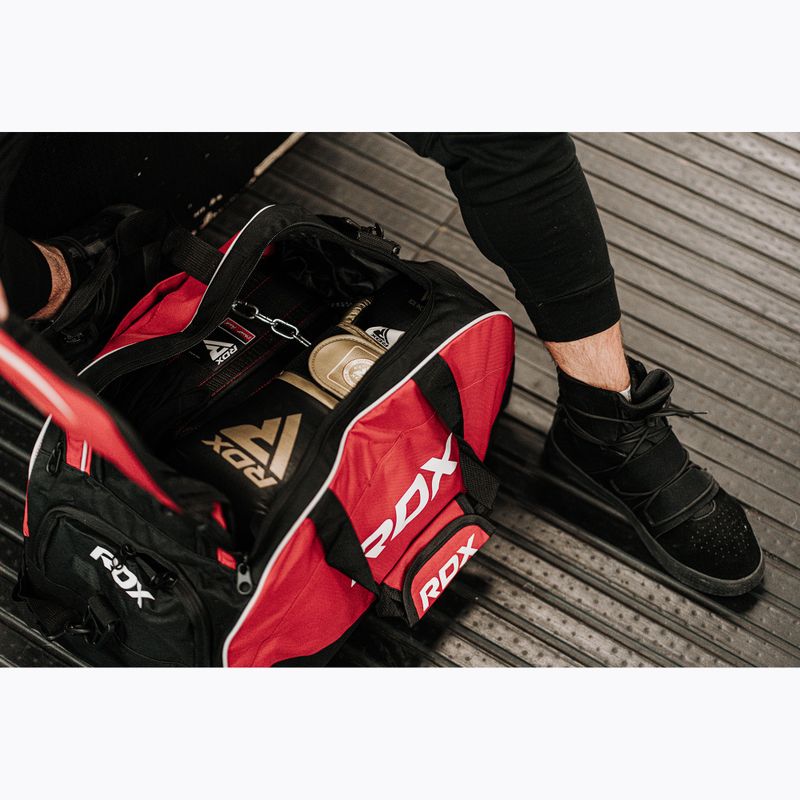 RDX Gym Kit training bag black and red GKB-R1B 12