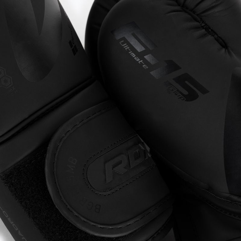 RDX T15 boxing gloves black BGR-F15MB-10OZ 5
