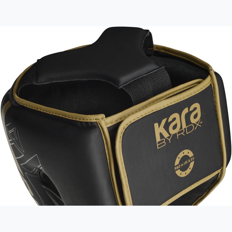 Boxing helmet RDX F6 matte golden 9