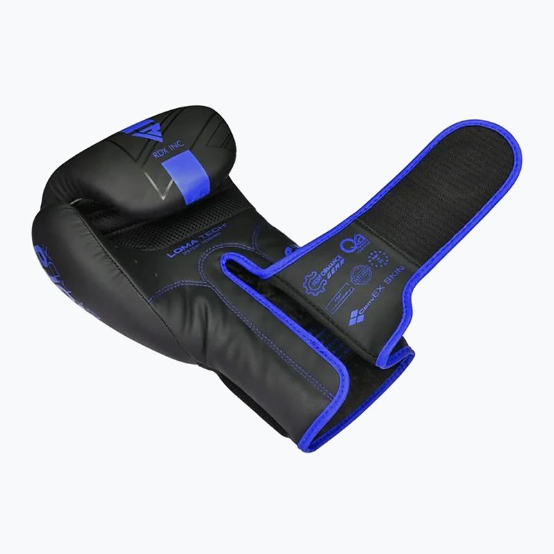 Boxing gloves Rękawice RDX F6 blue 4