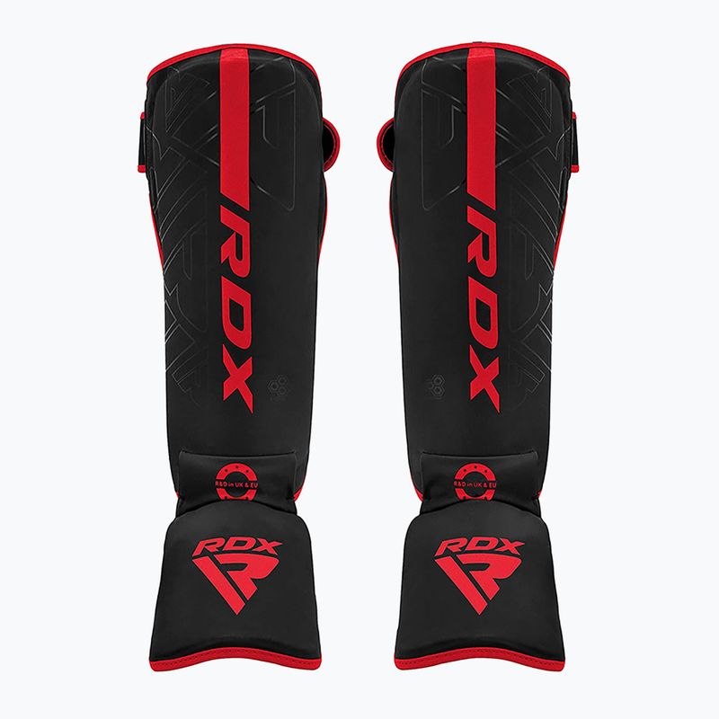 RDX F6 Shin Instep red tibia and foot protectors 2