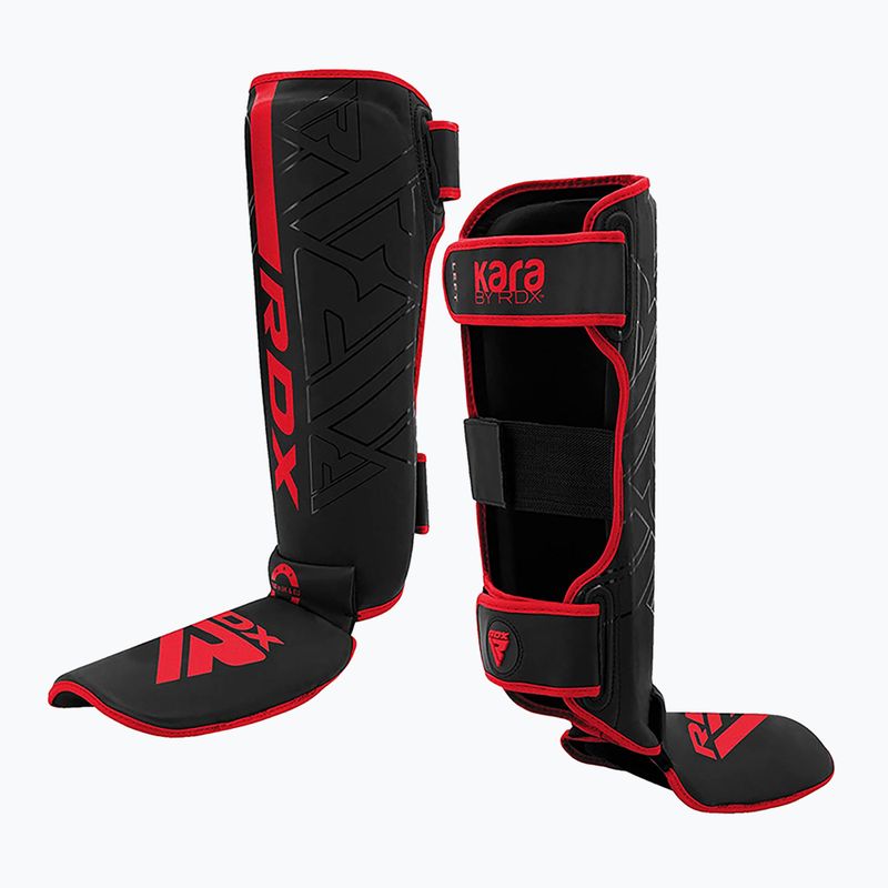 RDX F6 Shin Instep red tibia and foot protectors 3