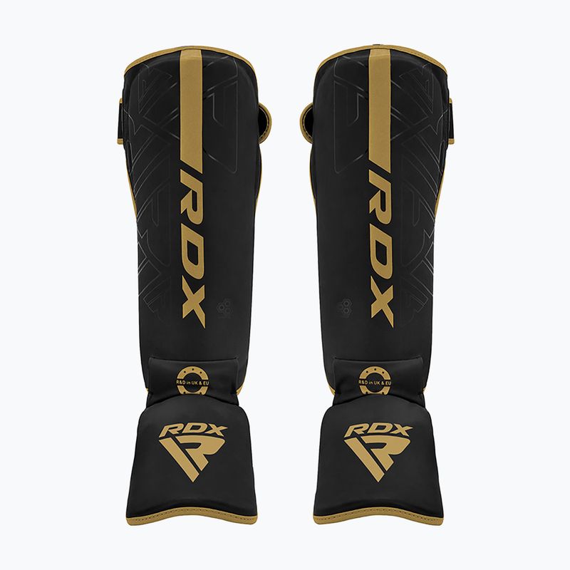 RDX F6 Shin Instep tibia protectors matte gold 2