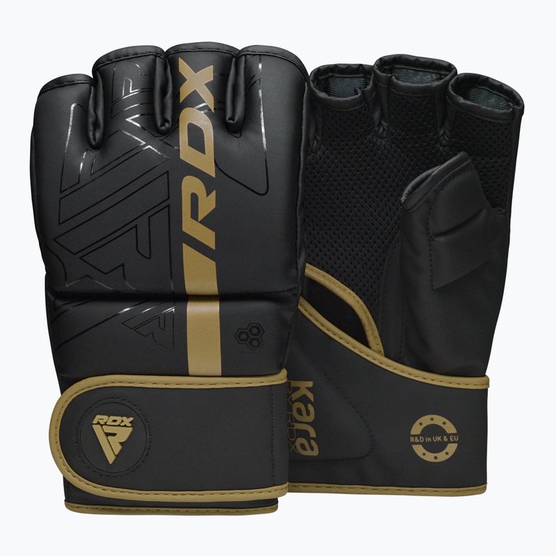 RDX Grappling Gloves F6 golden