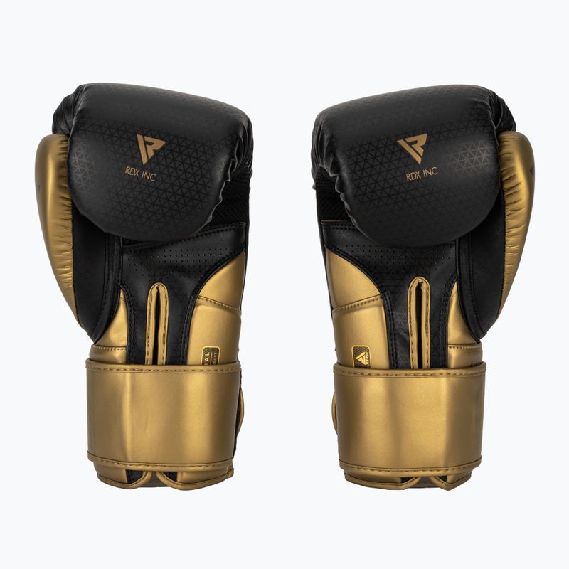 RDX L2 Mark Pro Sparring Boxing Gloves Hook & Loop golden 3