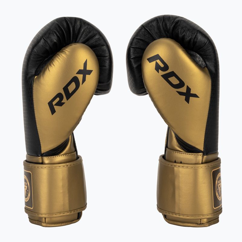 RDX L2 Mark Pro Sparring Boxing Gloves Hook & Loop golden 4