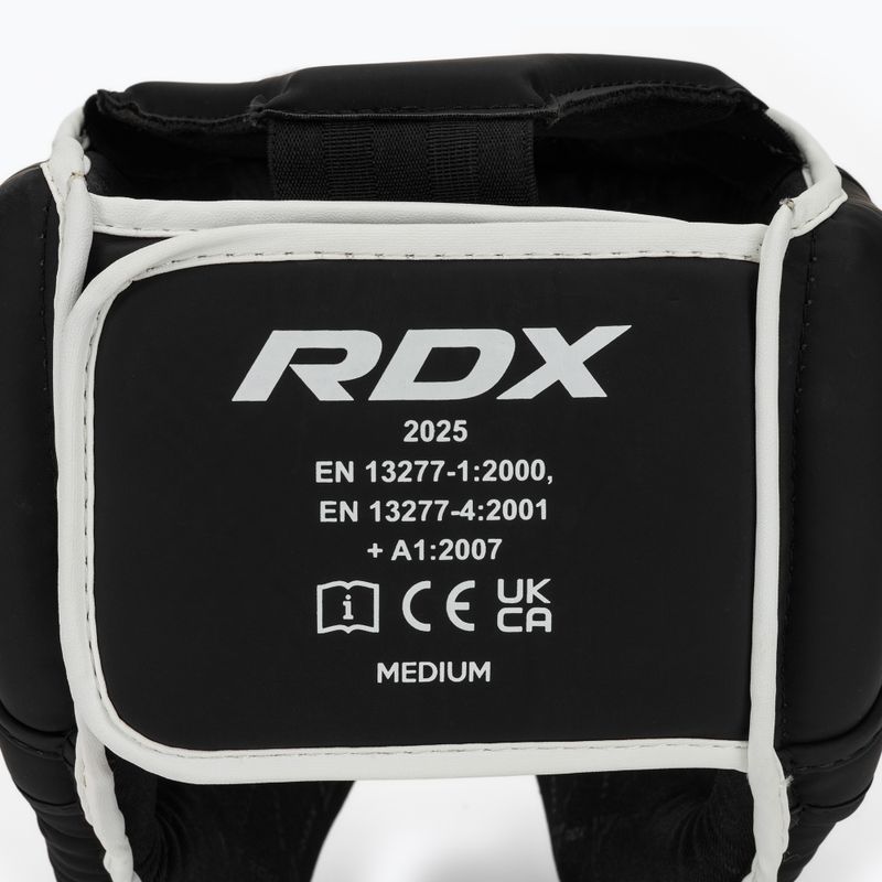 RDX F6 Kara Head Guard white boxing helmet 5