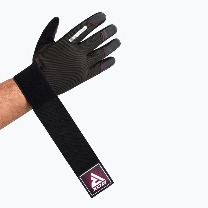 RDX T2 Touch Screen Friendly Full Finger Gym Gloves full pink 5