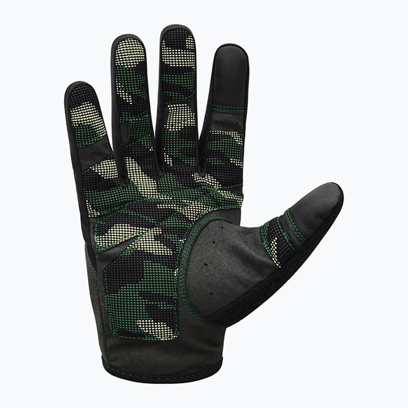 RDX T2 Touch Screen Friendly Full Finger Gym Gloves army green training gloves 2