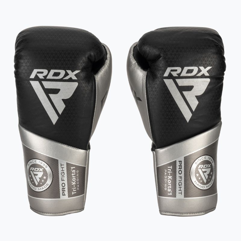 RDX K1 Mark Pro Fight Boxing gloves silver 2