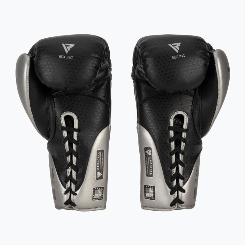 RDX K1 Mark Pro Fight Boxing gloves silver 3