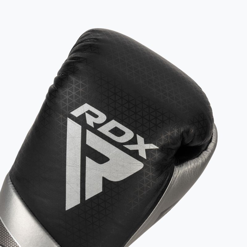 RDX K1 Mark Pro Fight Boxing gloves silver 5