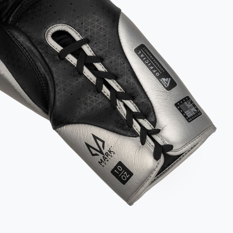 RDX K1 Mark Pro Fight Boxing gloves silver 6