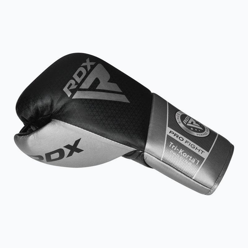 RDX K1 Mark Pro Fight Boxing gloves silver 3