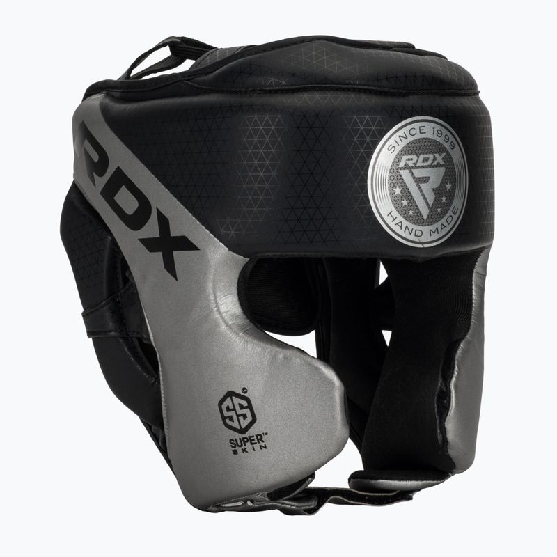 RDX L1 Mark Pro Cheek Boxing Helmet Training Head Guard silver