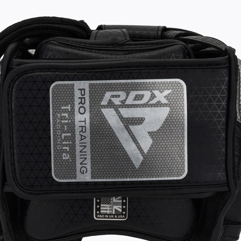 RDX L1 Mark Pro Cheek Boxing Helmet Training Head Guard silver 5