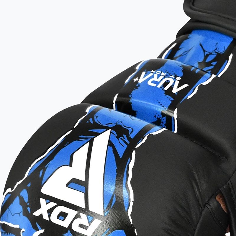 MMA gloves RDX Grappling Shooter New Aura F17 black/blue 6