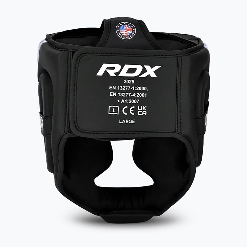 Boxing helmet RDX New Aura F17 Head black/blue 3
