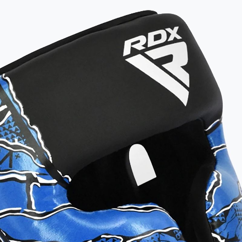 Boxing helmet RDX New Aura F17 Head black/blue 5