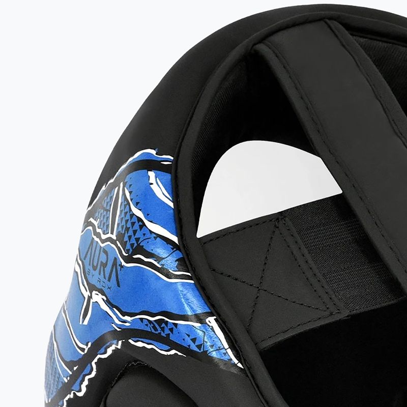 Boxing helmet RDX New Aura F17 Head black/blue 6