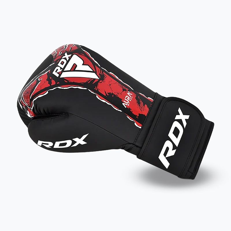 Boxing gloves RDX Boxing New Aura F17 black/red 3