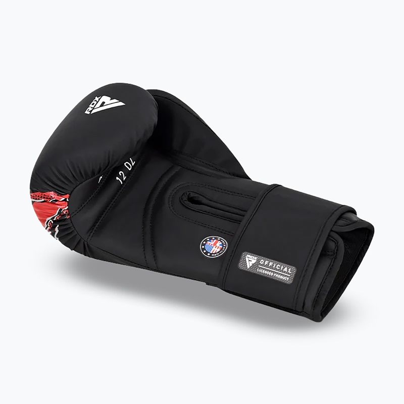 Boxing gloves RDX Boxing New Aura F17 black/red 4