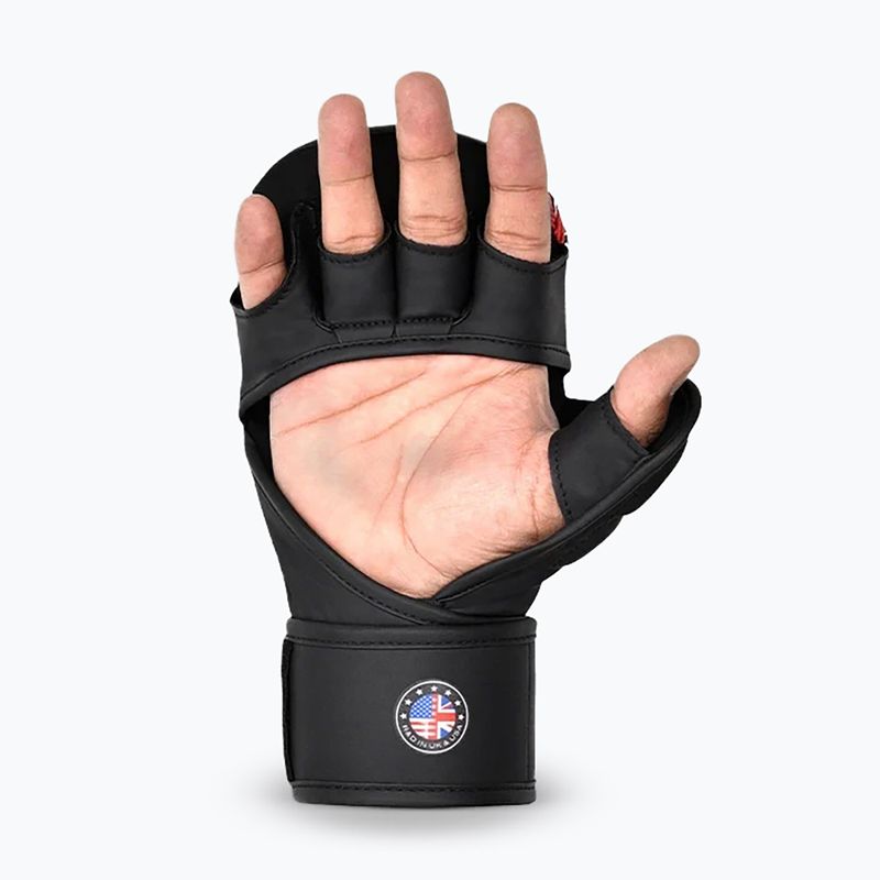 MMA gloves RDX Grappling Shooter New Aura F17 black/red 3