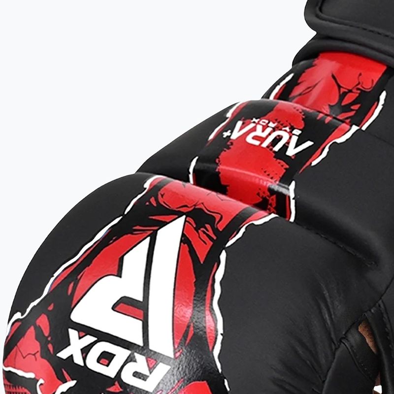 MMA gloves RDX Grappling Shooter New Aura F17 black/red 6