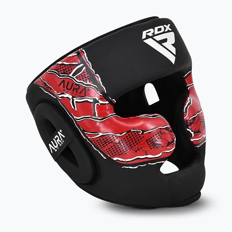 Boxing helmet RDX New Aura F17 Head black/red 2