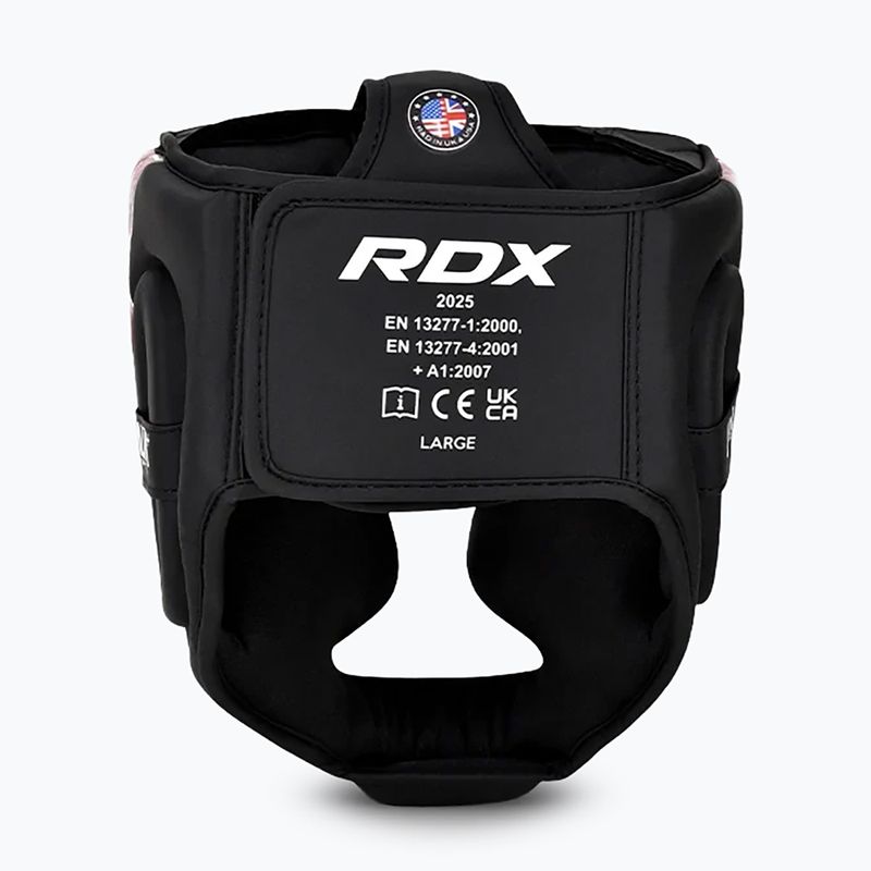 Boxing helmet RDX New Aura F17 Head black/red 3