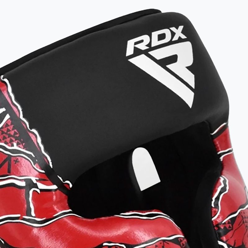 Boxing helmet RDX New Aura F17 Head black/red 5