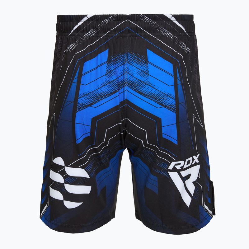 Men's training shorts RDX IMMAF Approved MMA Fight & Training blue 2