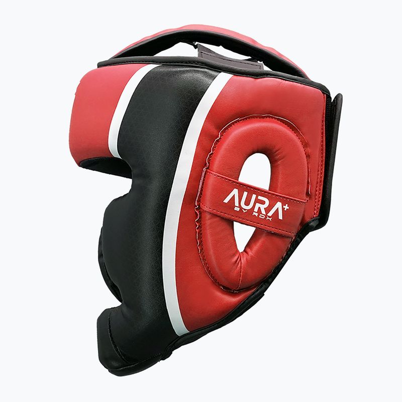 RDX Head Guard Aura Plus T-17 red boxing helmet 5