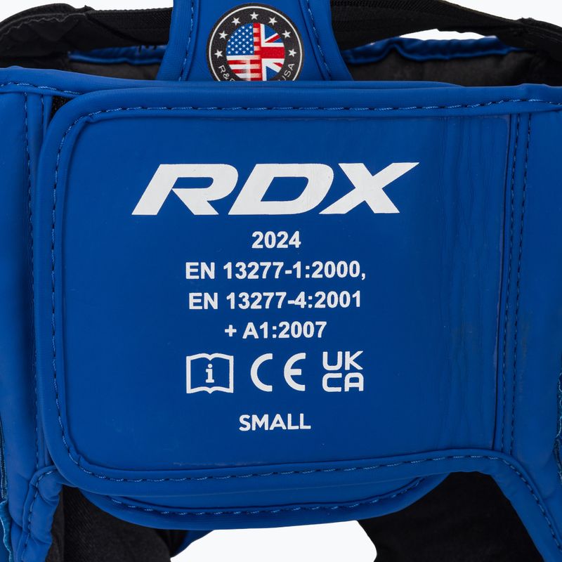RDX Head Guard Aura Plus T-17 blue boxing helmet 5