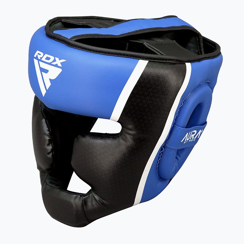 RDX Head Guard Aura Plus T-17 blue boxing helmet 4