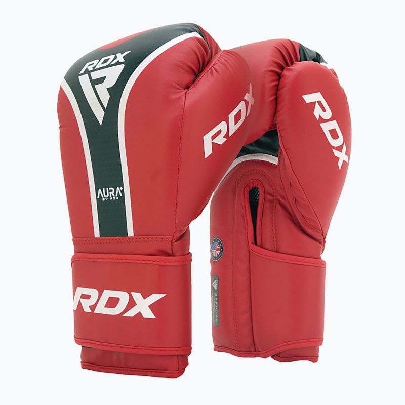 RDX Boxing Aura Plus T-17 red boxing gloves 2