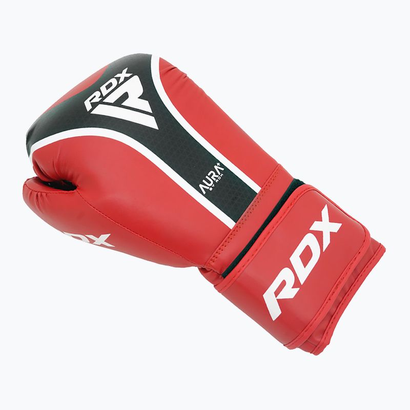 RDX Boxing Aura Plus T-17 red boxing gloves 3