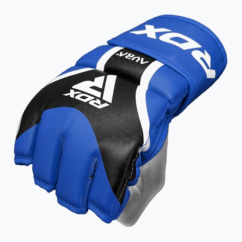 RDX Grappling Gloves Aura Plus T-17 blue 4